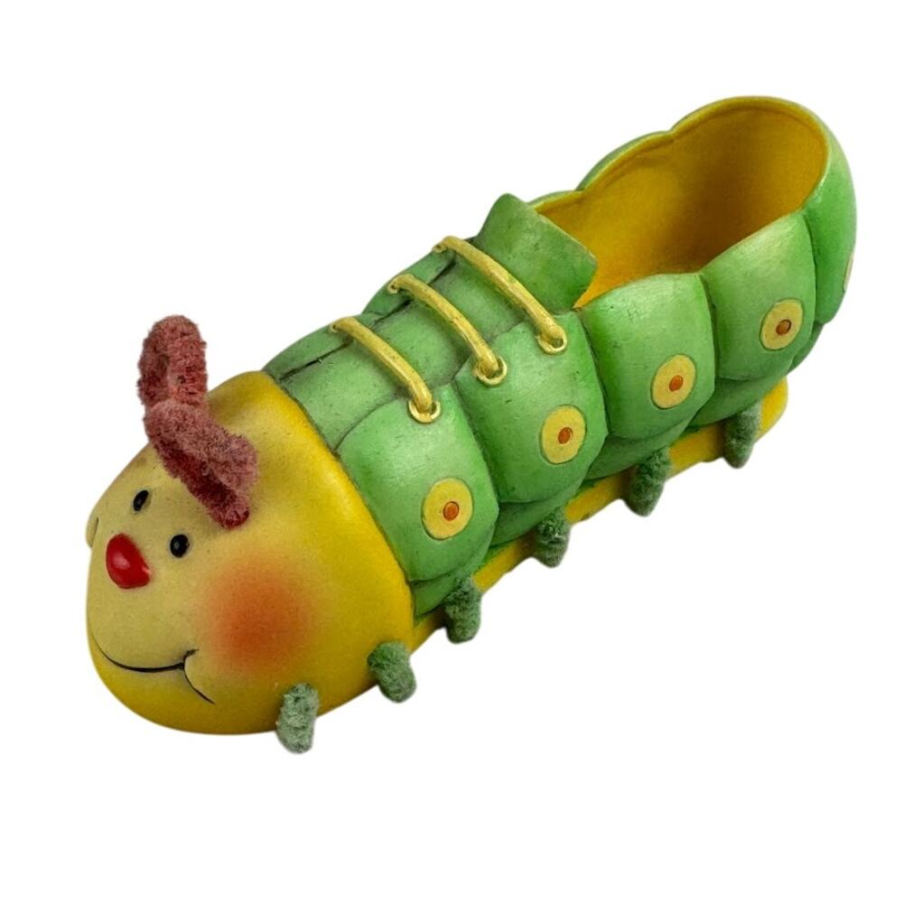 Willow Hall Shoo Shoo Figurine - "Crawl Crawl" Caterpillar Shoe - Design No. 12